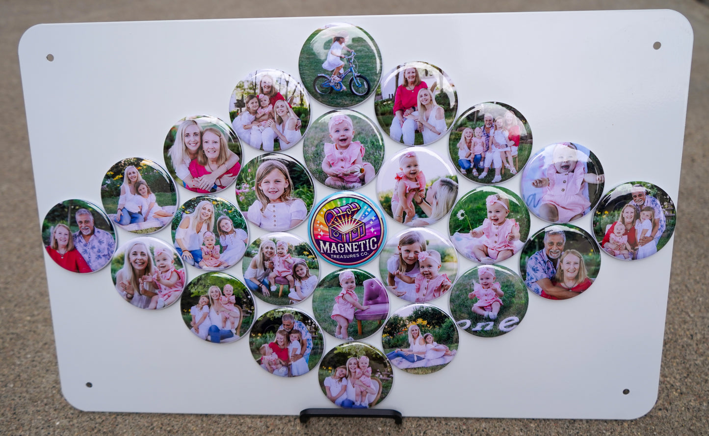 2.25" Round Custom Photo Magnets 🧲